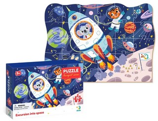 Пазл 'Экскурсия в космос', 30 элементов, DoDo 3