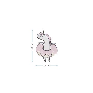 Значок деревянный 'Unicorn rest' 3