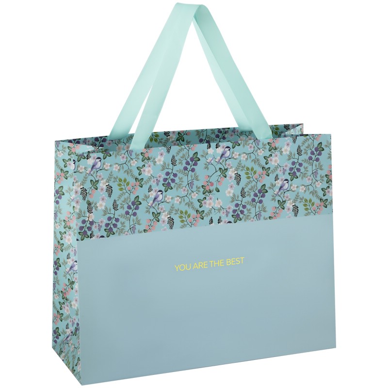 Пакет подарочный 32х26х12см MESHU 