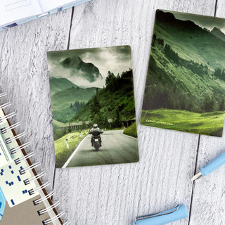 Обложка на автодокументы 'Мотоцикл в горах', артикул KW063-000133 7