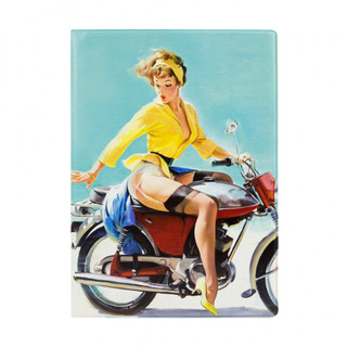 Обложка на автодокументы 'Пинап-мото', артикул KW063-000120