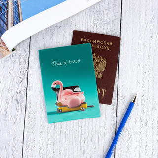 Обложка для паспорта 'Time to travel', артикул KW064-000574 7