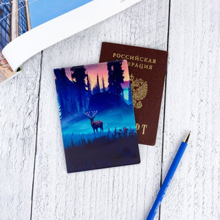 Обложка для паспорта 'Волшебный лес', артикул KW064-000511 5