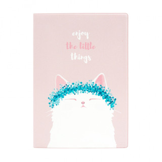 Обложка для паспорта 'Белая кошка', артикул KW064-000513 1