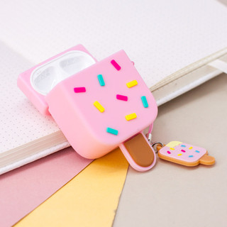 Чехол для Airpods 'Ice cream', pink 2