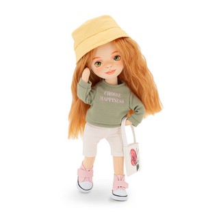 Кукла Санни в зеленой толстовке, 32 см, Серия "Спортивный стиль", Orange Toys