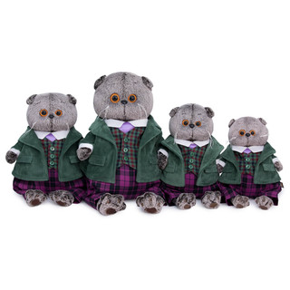 Басик  в зеленом бархатном пиджаке, 19 см, артикул Ks19-205 4