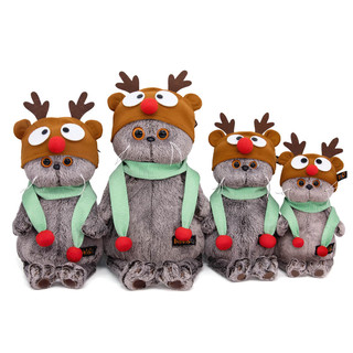 Басик  в шапке «Олень», 19 см, артикул Ks19-201 4