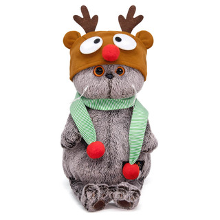 Басик  в шапке «Олень», 19 см, артикул Ks19-201 1