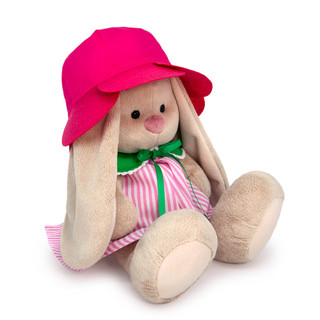 Зайка Ми в шляпе-цветок, 18 см, артикул SidS-521 2