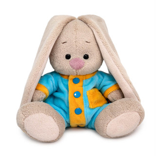 Зайка Ми в голубом комбинезоне, 15 см, артикул SidX-499 1