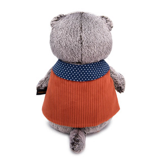 Басик  в вельветовом жилете, 22 см, артикул Ks22-198 3