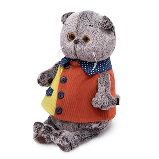 Басик  в вельветовом жилете, 25 см, артикул Ks25-198 2