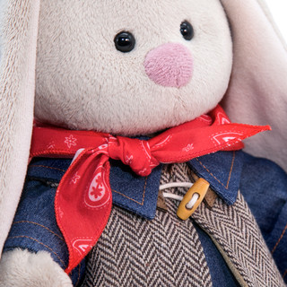 Костюм джинсовый для Зайки Ми, 32 см, артикул StM-342 6