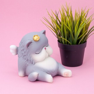 Копилка 'King cat' серая 1