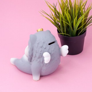 Копилка 'King cat' серая 2