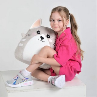 Игрушка-подушка Котик, 40см, HugMeToys 4