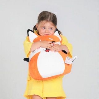 Игрушка-подушка Лисичка, 40см, HugMeToys 7