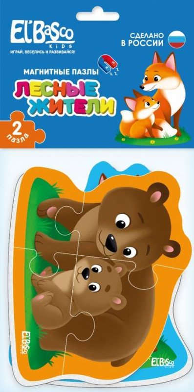 Магнитный пазл 'Лесные жители' El Basco