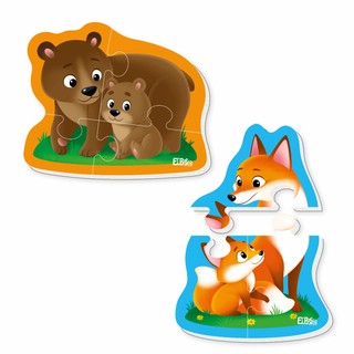 Магнитный пазл 'Лесные жители' El Basco 2