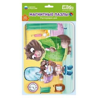 Мягкий магнитный пазл 'Бодрое утро' El Basco 2