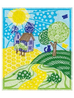 Раскраска-невидимка 'Зеленая фантазия' Фабрика фантазий 4