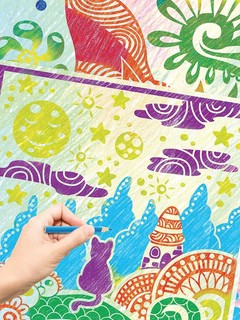 Раскраска-невидимка 'Золотые мечты' Фабрика фантазий 6