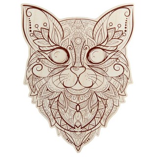 Доска для выжигания "Котик", Фабрика фантазий