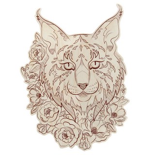 Доска для выжигания "Рысь", Фабрика фантазий