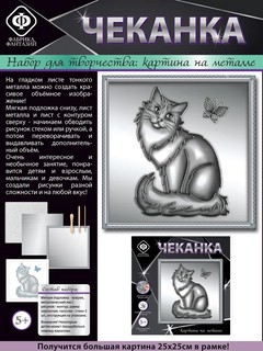 Набор для творчества 'Чеканка. Котофей' (картина на металле) 3