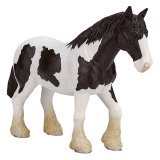 Фигурка Лошадь Клейдесдаль, чёрно-белая, KONIK 5