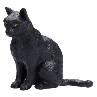 Фигурка 'Кошка, чёрная, сидящая', KONIK