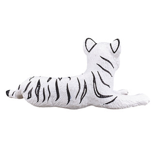 Фигурка Белый тигрёнок, лежащий, KONIK 5