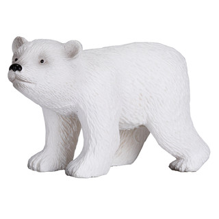 Фигурка Белый медвежонок, идущий, KONIK