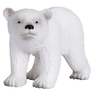 Фигурка Белый медвежонок, идущий, KONIK 2