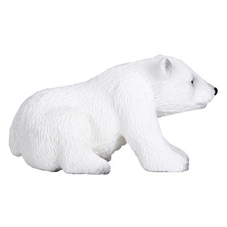 Фигурка Белый медвежонок, сидящий, KONIK 4