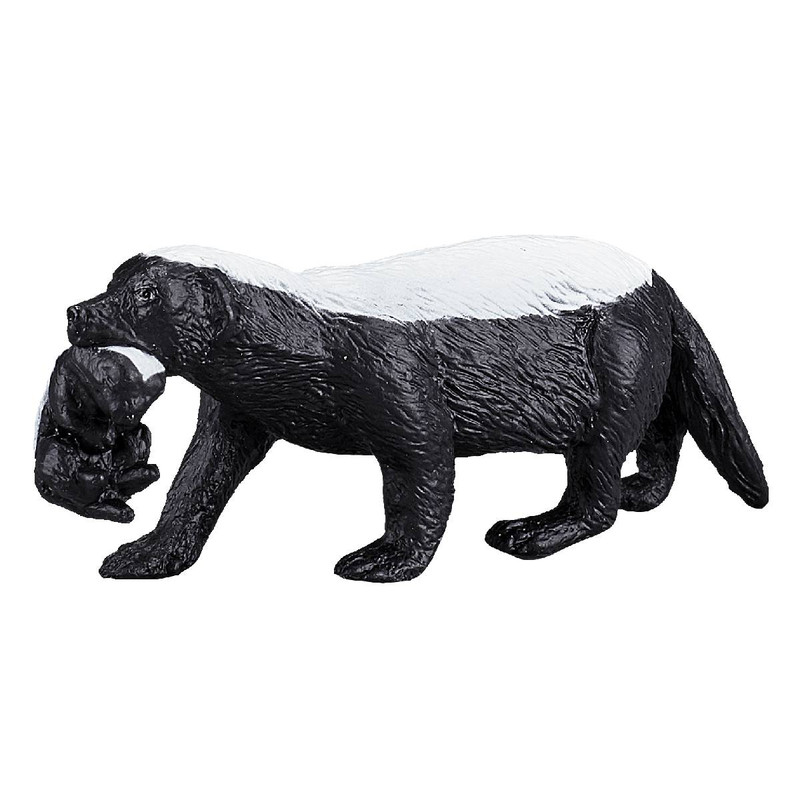 Фигурка Медоед, самка с детёнышем, KONIK