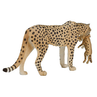 Фигурка KONIK «Гепард, самка с детёнышем» 5