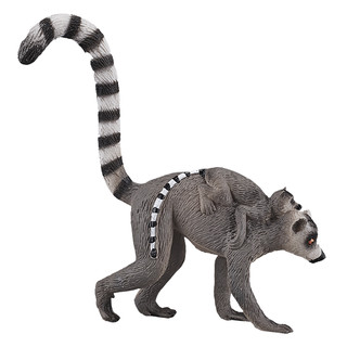 Фигурка Кошачий лемур с детёнышем, KONIK 4