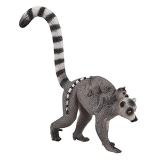 Фигурка Кошачий лемур с детёнышем, KONIK 5