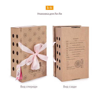 Ли-Ли в летнем пальто в клетку, 24 см, Budi Basa 5