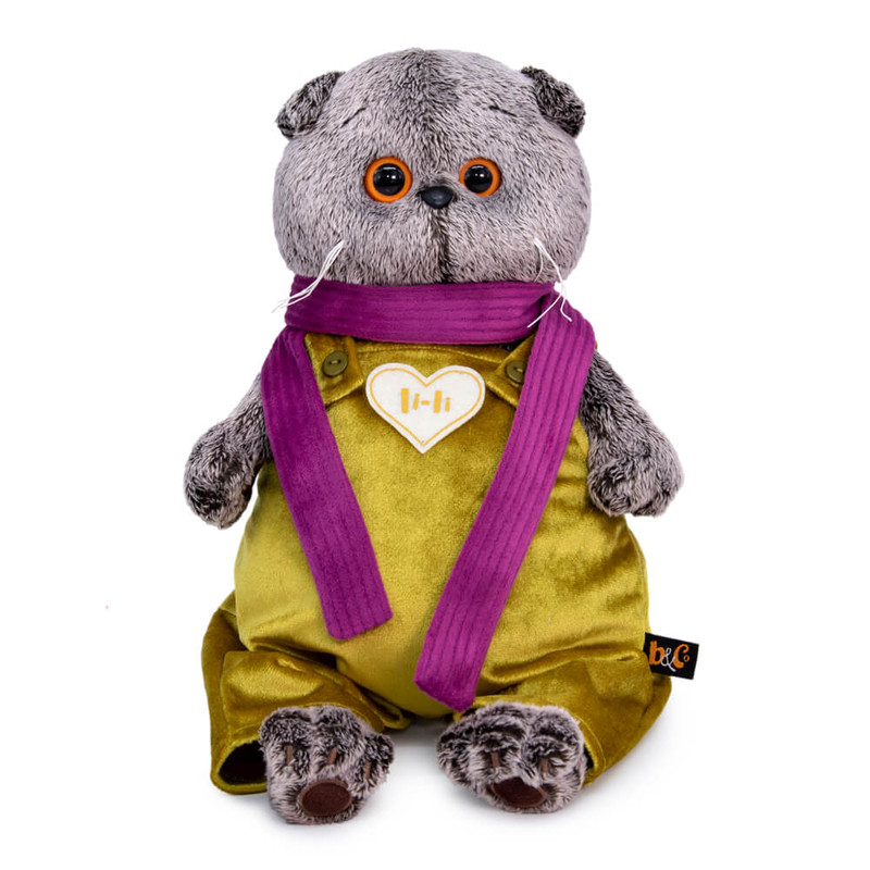 Басик в бархатном комбинезоне, 22 см, Budi Basa