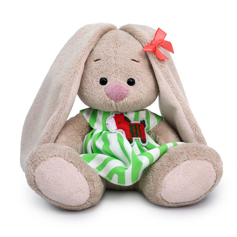 Зайка Ми в полосатом платье, 15 см, Budi Basa