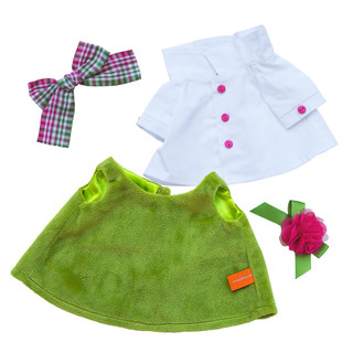 Бархатный сарафан и рубашка для Ли-Ли, 24 см, Budi Basa 1