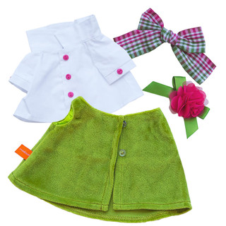 Бархатный сарафан и рубашка для Ли-Ли, 24 см, Budi Basa 2