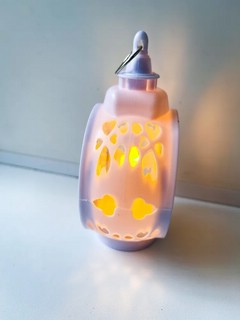 Фонарь новогодний, пластик, 13 см, в ассортименте 4