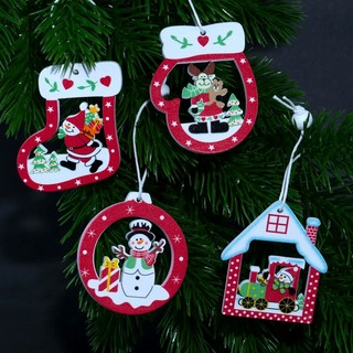 Подвеска на ёлку из дерева в ассортименте. Цена за 1 подвеску! 15