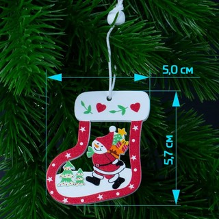 Подвеска на ёлку из дерева в ассортименте. Цена за 1 подвеску! 10