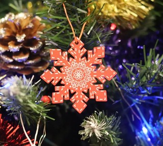 Подвеска на ёлку из дерева в ассортименте. Цена за 1 подвеску! 5