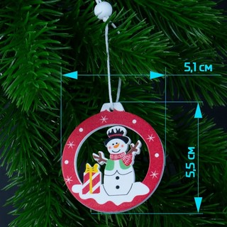 Подвеска на ёлку из дерева в ассортименте. Цена за 1 подвеску! 14